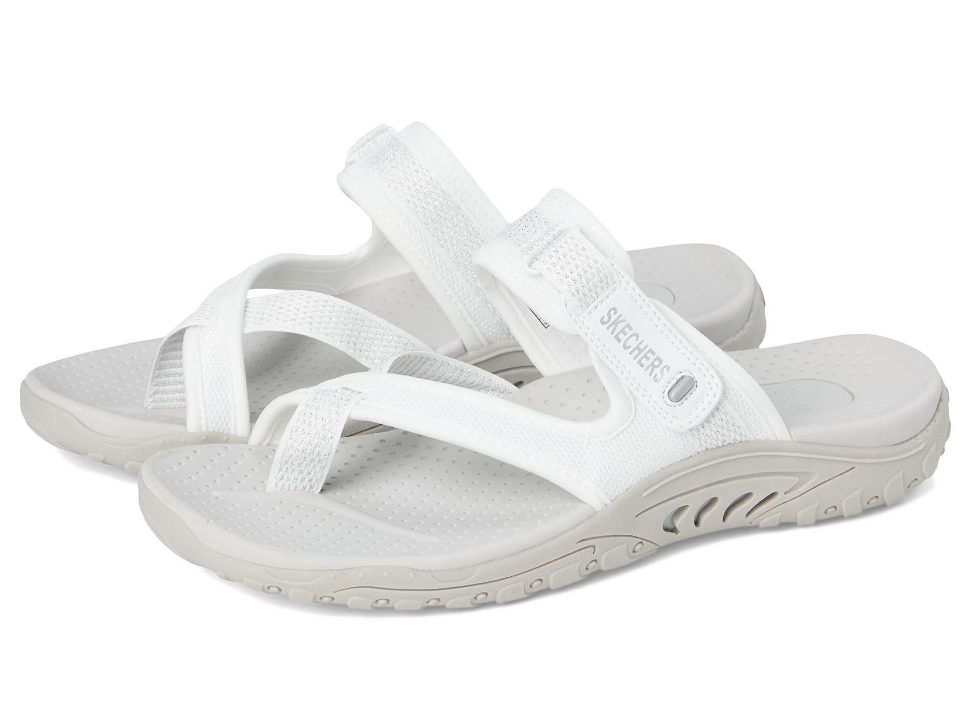 SKECHERS Women's Flat Sandals Shoes - Picture 9 of 15
